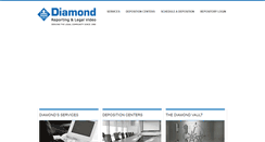Desktop Screenshot of diamondreporting.com