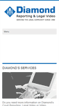 Mobile Screenshot of diamondreporting.com