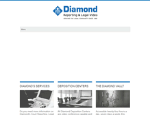 Tablet Screenshot of diamondreporting.com